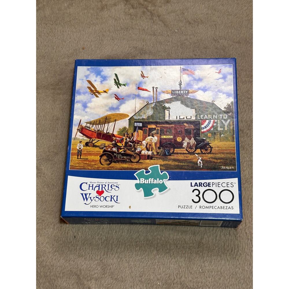 Charles Wysocki 300 Piece Puzzle Large Pieces Buffalo Games NEW SEALED